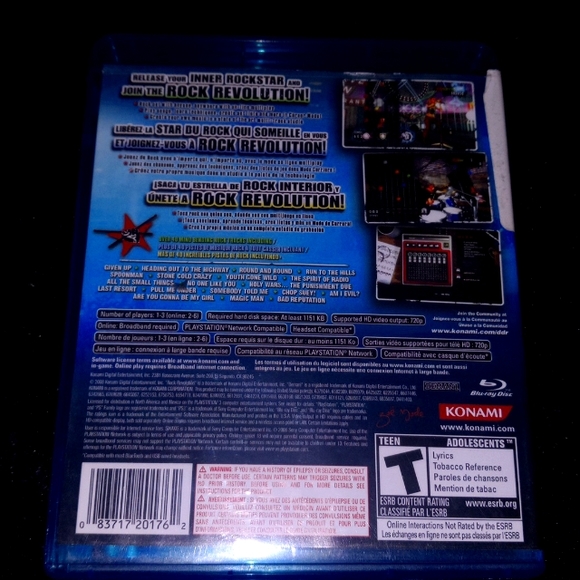 Lot 42 PS3 Rock Revolution - Picture 4 of 4